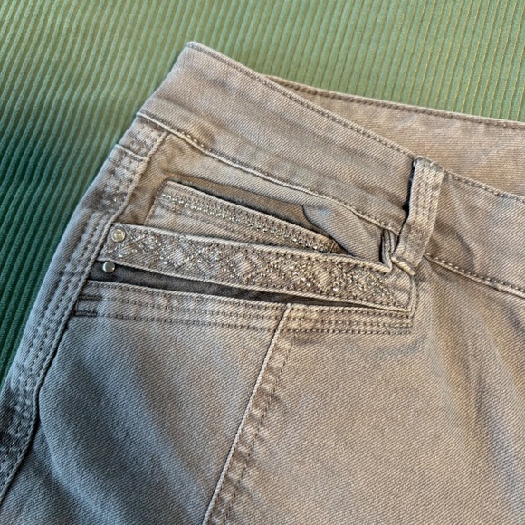 White House Black Market Slim Ankle Jeans Women‎ 10S Gray Stretch Denim - Picture 6 of 12